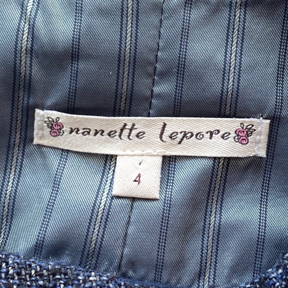 FINAL PRICE: LIKE NEW nanette lepore sz4 suit skirt - Picture 3 of 3